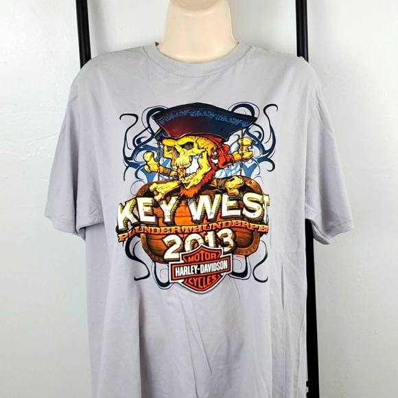 Harley Davidson graphic top t-shirt cotton size L - Picture 1 of 6